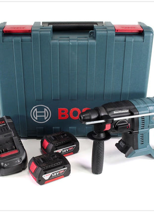 Bosch GBH 18V-20 Akku Bohrhammer 18V ( 0611911003 ) 1,7J SDS-Plus im Transportkoffer + 2x 5,0 Ah Akku + Ladegerät - Toolbrothers