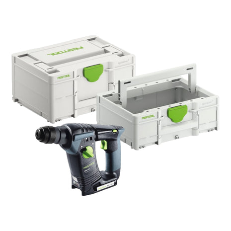 Festool BHC 18-Basic Marteau perforateur sans fil 18 V 1,8 J SDS Plus Brushless ( 577600 ) + Systainer + Systainer ToolBox SYS3 TB M 137