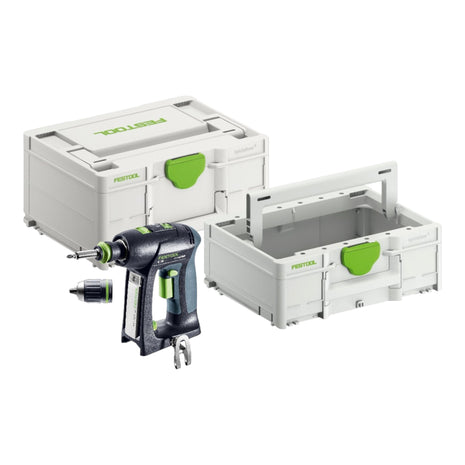 Festool C 18 Basic Akku Bohrschrauber 18 V 45 Nm Brushless Solo + Systainer + Systainer ToolBox SYS3 TB M 137