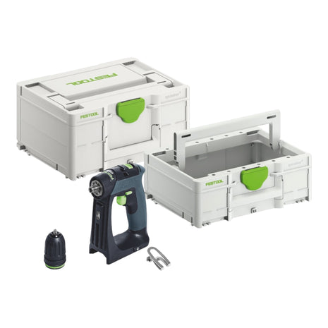 Festool CXS 18-Basic Perceuse-visseuse sans fil 18 V 40 Nm Brushless ( 576882 ) + Systainer (Systainer ToolBox SYS3 TB M 137 inclus)