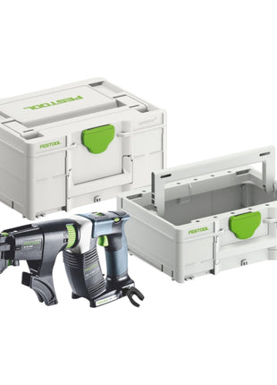 Festool DURADRIVE DWC 18-4500 Basic Akku Bauschrauber 18 V 14 Nm Brushless ( 576504 ) + Systainer + Systainer ToolBox SYS3 TB M 137