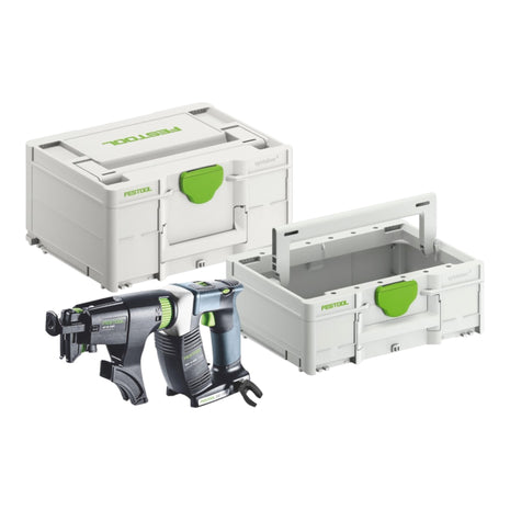 Festool DURADRIVE DWC 18-4500 Basic Atornillador de construcción a batería 18 V 14 Nm sin escobillas (576504) + Systainer + Systainer ToolBox SYS3 TB M 137