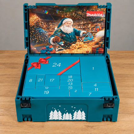 Makita Adventskalender 2026 im MAKPAC ( P-84888 ) – 24 Türchen voller Power, Überraschungen und Fanliebe