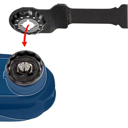 Hoja de sierra de inmersión Bosch EXPERT PAIZ 32 AIT Starlock Plus 32 x 50 mm 10 piezas (2608900020) para carburo metálico MetalMax - sucesor de 2608664495