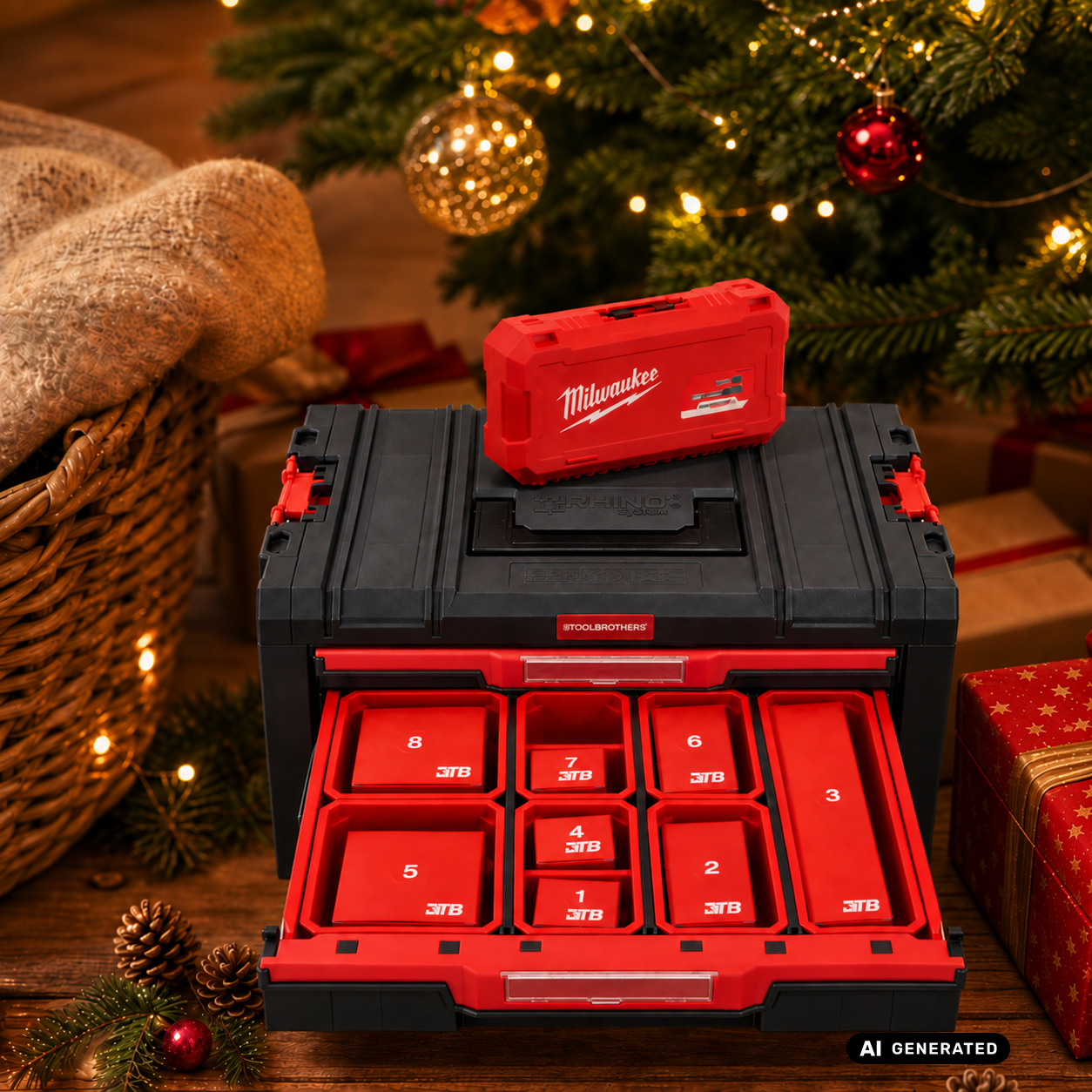 Toolbrothers RHINO Adventskalender 2026 - LIMITED BLACK MILWAUKEE EDITION